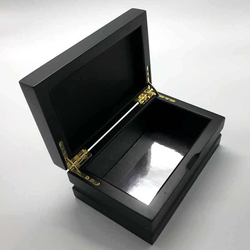 Matt Black Wooden Box