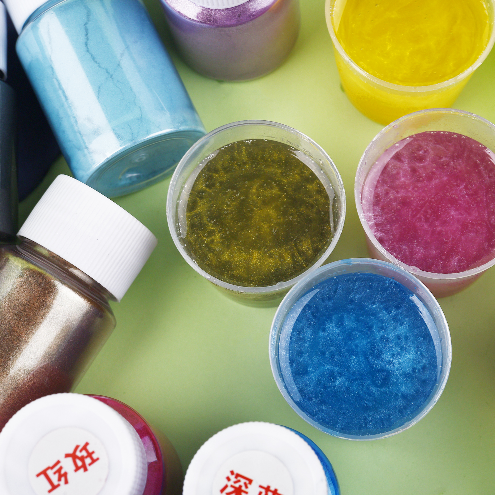 24 Color 10g Pigment Filler For Resin Jewelry Making Pearl Powder Dye Pearl Resin UV Epoxy Nail Paint Pigment