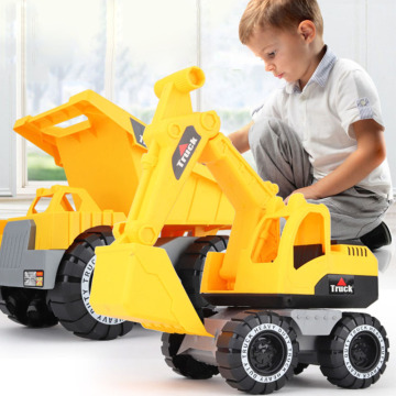 Baby Classic Simulation Engineering Car Toy Excavator Model Tractor Toy Dump Truck Model Car Toy Mini Gift for Boy