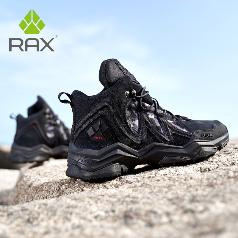 RAX Men Waterproof Trekking Shoes Winter Shoes Sports Sneakers Hiking Shoes Trail Camping Boots Walking Shoes Hunting Boots