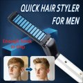 Multifunctional Hair Comb Quick Beard Straightener Curling Curler Show Cap Men Beauty Hair Styling Tool OPP Bag Pack