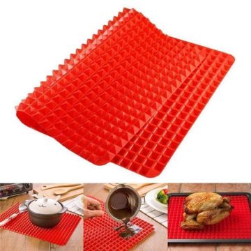 Silicone Cooking Mat Baking Pizza BBQ Pastry Nonstick Pan Pad Cooking Mat Tools Oven Baking Tray Mat Kitchen Bakeware Gadgets