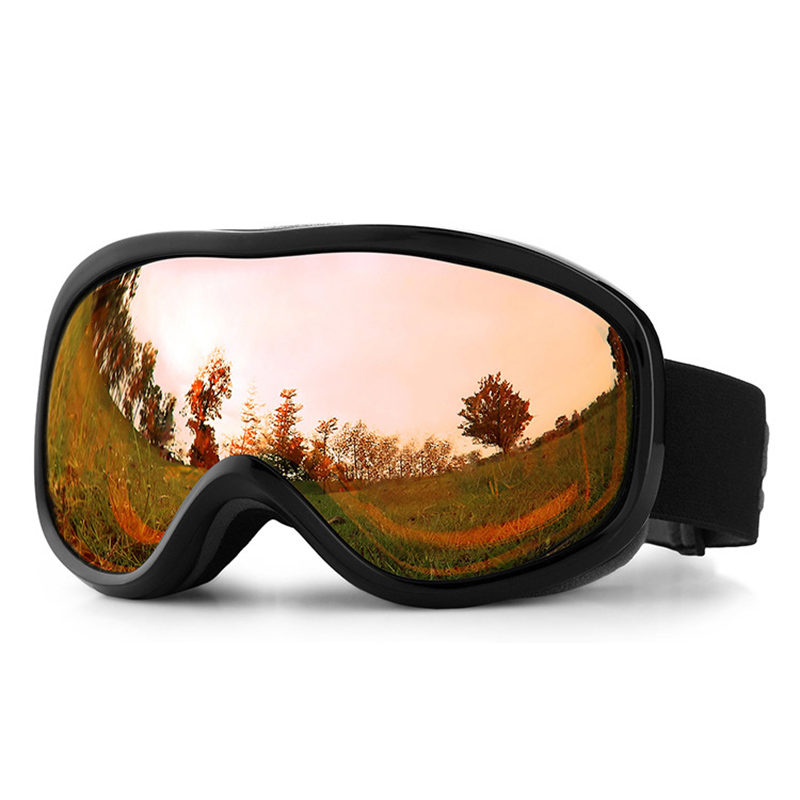 HD Broad Vision Ski Snowboard Goggles Winter Windproof UV400 Skiing Eyewear Outdoor Double Lens Anti-fog Snowmobile Glasses