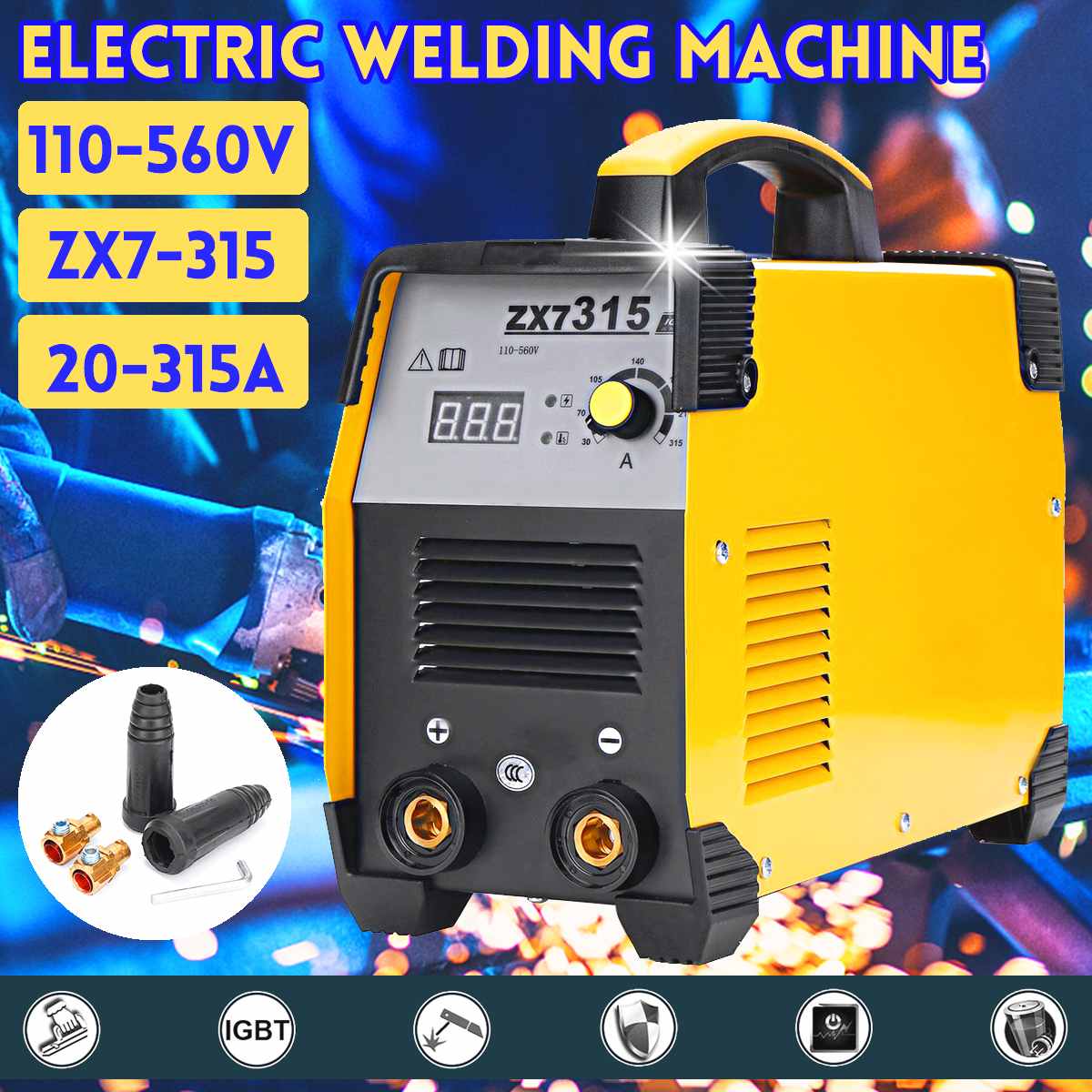 Newest 20-315A Mini Handheld Electric Welding Machine IGBT Inverter Arc Welding High Efficiency Portable Machine Power Tools