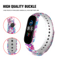 For Xiaomi Mi Band 5 Strap Replacement Wrist Straps Bracelets Silicone Wrist Band for Xiaomi MI Band5 Smart Ring Flamingo Skull