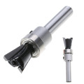 New 10 Degree 1/4" Carbide Dovetail Joint Router Bit with Bearing Woodworking Cutter Tool For Home Accessories