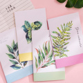 4pcs/lot kawaii Korea creative small fresh painting series Plant pineapple Notebook Stationery student supplies