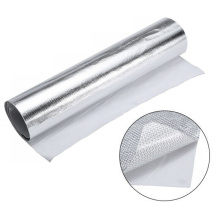Durable And Practical 12"x24" Heat Shield Barrier Aluminum Fiberglass Cloth With Adhesive Layer A+