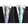 Mens Tie Narrow Version of Silk Paisley Jacquard Woven Necktie Male 8cm Formal Business Casual Professional Work Father's Gift