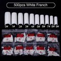 500pcs White French