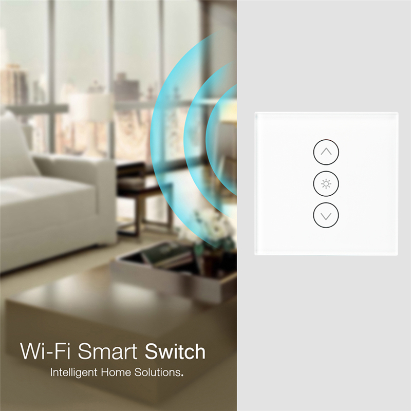 Wifi Smart Wall Touch Light Dimmer Switch US Standard APP Remote Control Works with Amazon Alexa and Google Home