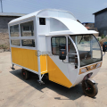 Electric Tricycle Ice Cream Truck Custom Size Food Kiosk Hot Dog Stand