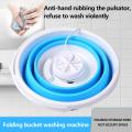 2020 3-in-1 Portable Mini Turbo Washing Machine with Foldable Tub USB Powered Compact Ultrasonic Turbine Washer Lightweight