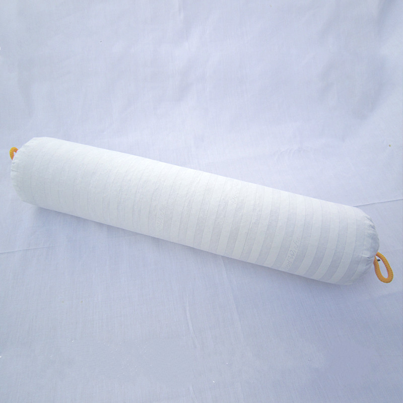 Stripe Cervical coarse cotton Home care Buckwheat husk pillow new traction pillow washable jacket home sleeping pillow