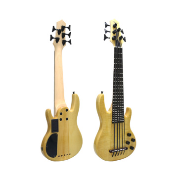 Ubass Electric Ukulele Bass Guitar 30 Inches 5 Strings Mini UKE Electro Initiative Adapterization Pickup Poplar Highgloss