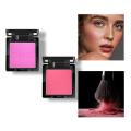 8 Colors Monochrome Blush Lasting Blush Powder Ruddy Red Rouge Natural Cheek Tint Orange Peach Pink Blusher Cream Contour TSLM2