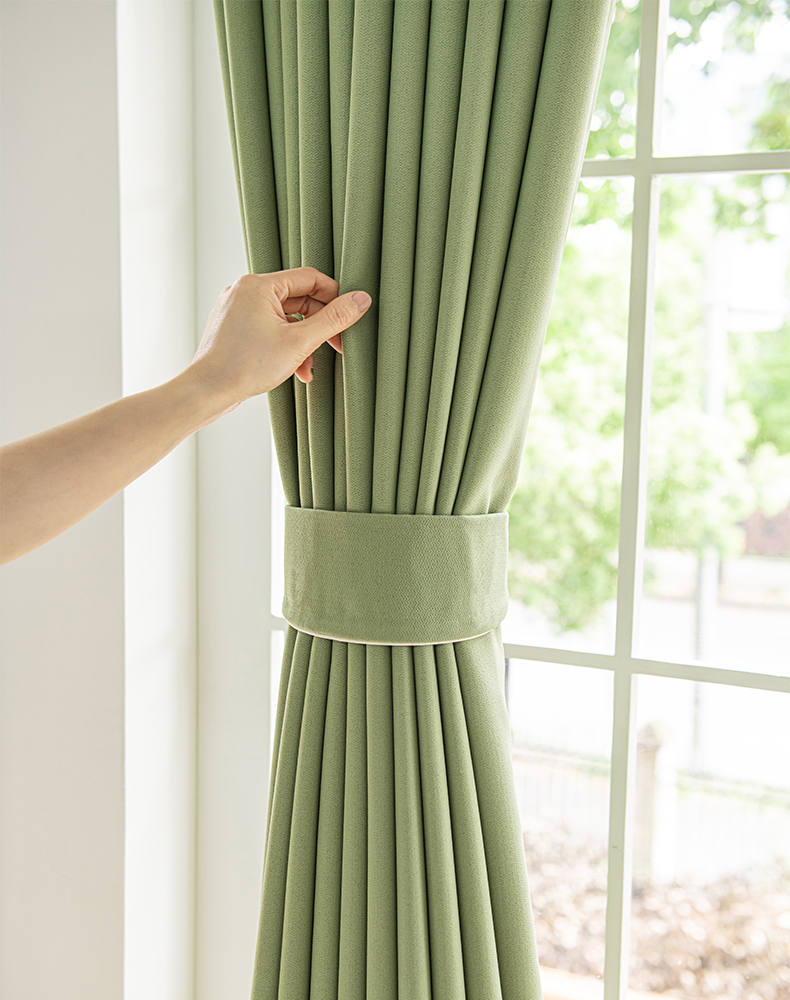 95% High Shading Cotton Window Curtains