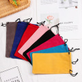 New Portable Solid Color Sunglasses Bags Drawstring Eyeglasses Pouch Myopia Glasses Case Soft Eyeglasses Bag Eyewear Accessories