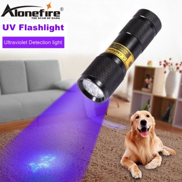 Aonefire SUPERIA 9LED 365nm UV Light LED Flashlight /Ultraviolet light for uv leak detector (365nm Best world ultraviolet lamp)