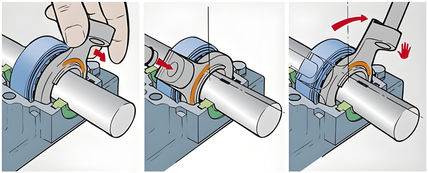precision locknut install steps