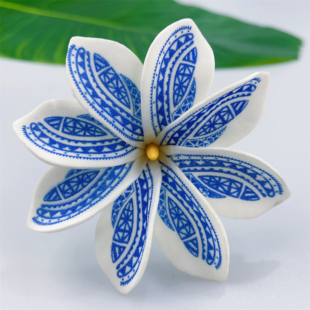 Kn Hf022t Yl Plumeria Hair Pick