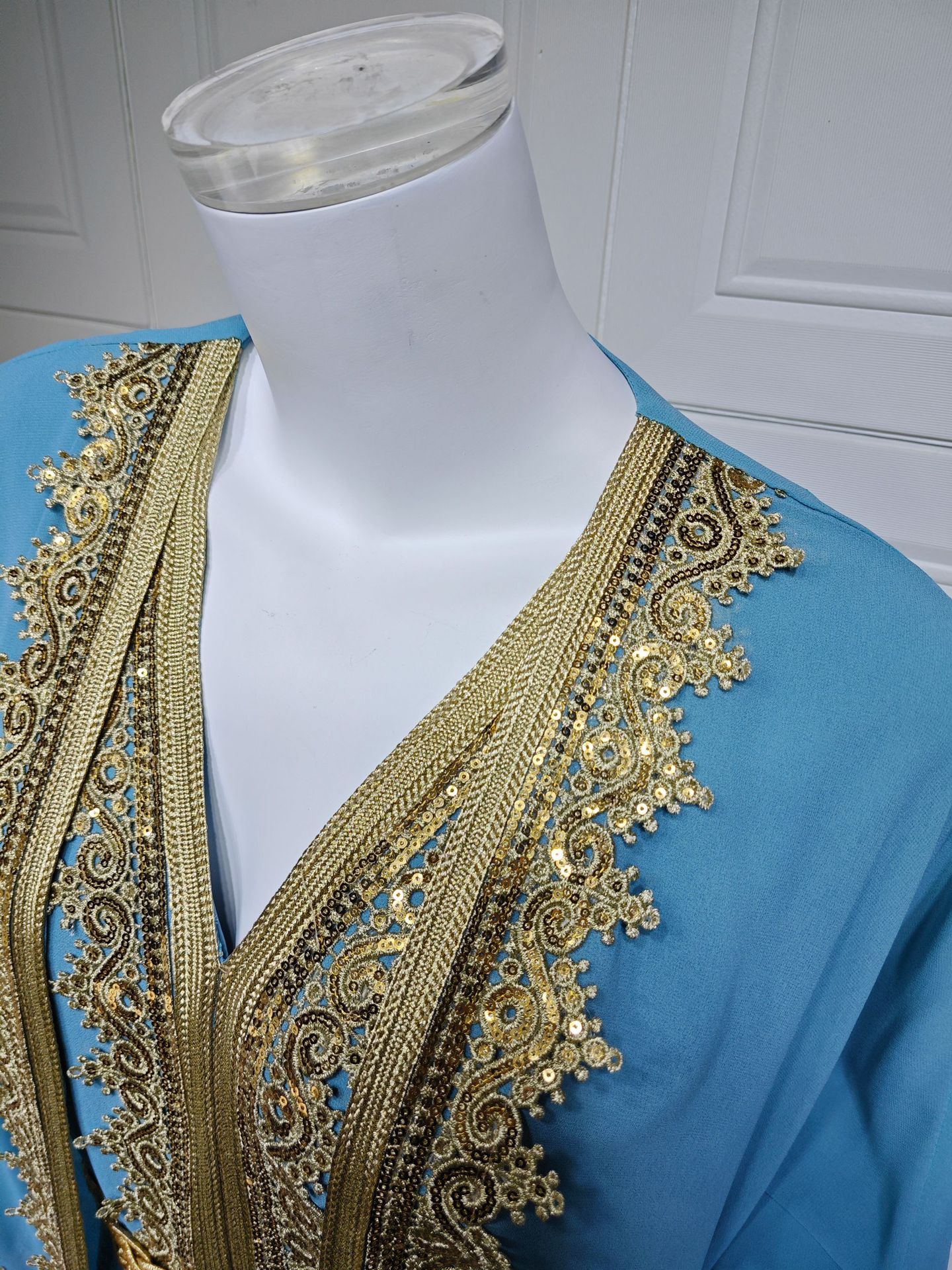 Eid Jalabiya Abaya Dress AB465 (8)