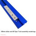 Aluminum M6/M8 T-track Slider Sliding Bar T Slot Nut For 30/45 Type T Tracks Jigs Screw Slot Fastener Woodworking Tools