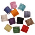 10M DIY Color Hemp Rope 2MM Natural Craft Jute Rope Cord Thick String Home Apparel Sewing Fabric Cords #259337
