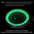 Outdoor Waterproof Compass Survival Kit Emergency Geological Digital Luminous Compass Hiking Camping Hunting Military Equipment