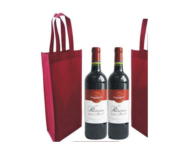 Universal red Wine Bottle bag Organza Bags bottled wine Christmas Wedding Party Gift Packaging gift promotion bag 20pcs/lot