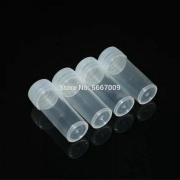 50Pcs Lab Plastic 5ml Sample Bottle Small Vial Medicine Pill Powder Capsule Storage Container