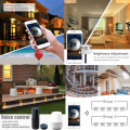 20pcs/Set WIFI Control Dimmer Timer 31mm Outdoor Stair Pathway Terrace Patio Recessed 12V IP67 Kitchen LED Deck Rail Step Lights