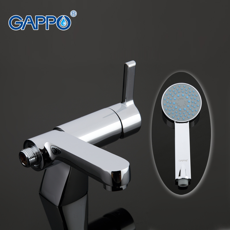 GAPPO 1 set bathing shower system waterfall deck-mounted Bathtub faucet mixer Cold hot water restroom sink torneira tap G1204