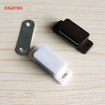 KK&FING 5PCS Strong Door Closer Plastic Magnetic Cabinet Catches Latch Magnet Cabinet Suction for Furniture Wardrobe Cupboard