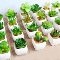 39Styles Green Artificial Succulents Plants for Home Garden Decoration Wedding Plants Wall Flower Arrangement Bonsai Fake Plants