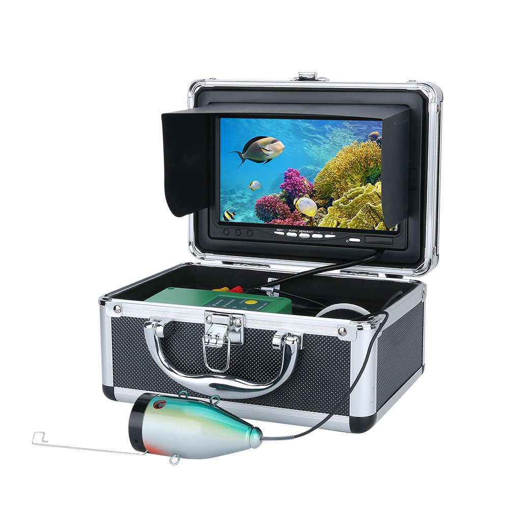 7inch Fish Finder Underwater Fishing Camera 15pcs White LEDs+15pcs Infrared Lamp 1080P 15M/30M Camera For Ice Fishing