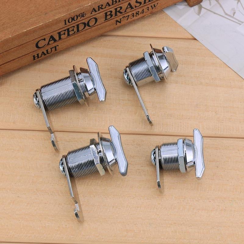 16/20/25 / 30mm Mailbox Cabinet Tool Box Zinc Alloy Keyless Lock Cam Lock for Boat bus door Closet Screw Hand Hardware and Tools