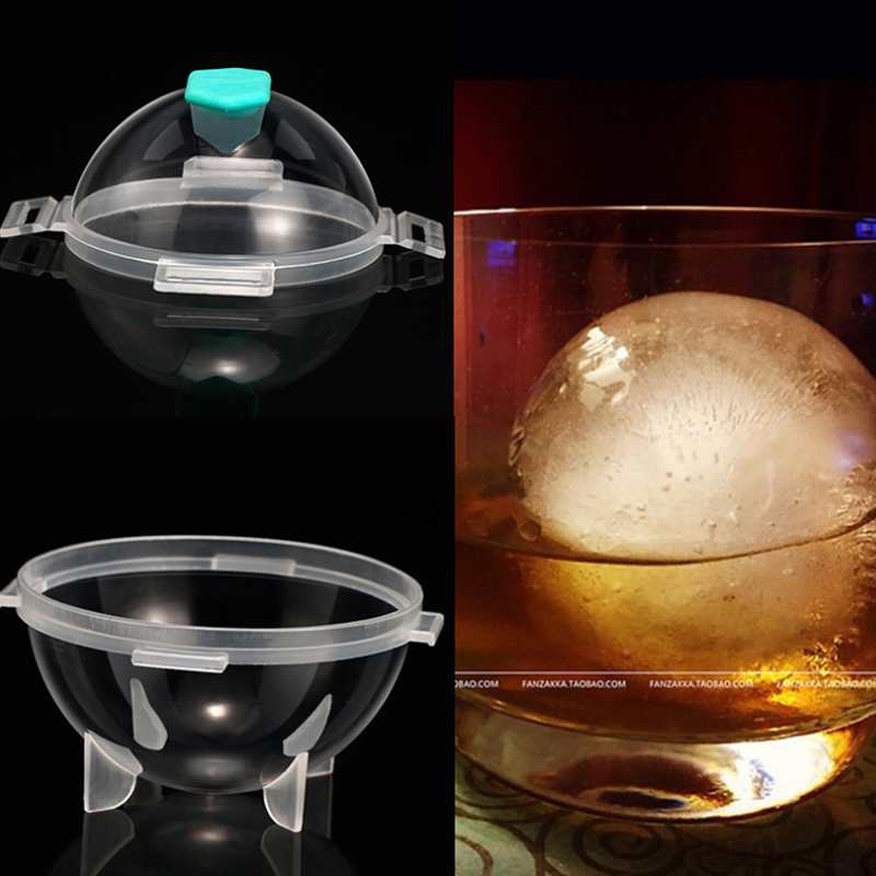 New 5CM Round Ball Ice Cube Mold DIY Ice Cream Maker Plastic Ice Mould Whiskey Ice Tray for Bar Tool Kitchen Gadget Accessories