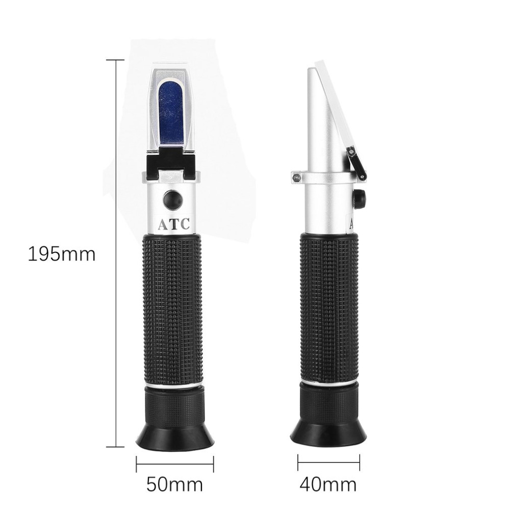 Dual Scale Sea Water Salinity Refractometer Meter Salimeter 0~10% Measurement Tool for Aquarium Seawater Monitoring