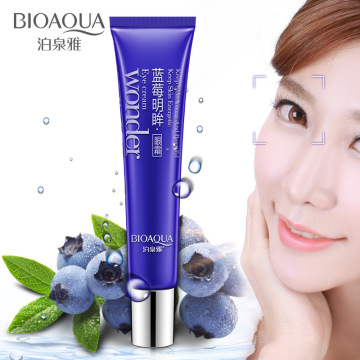 BIOAQUA puffy Blueberry Brightening Eye Cream to Fine Line Firming Anti-Wrinkle Moisturizing Dark Circle Eye Bag Eye Cream