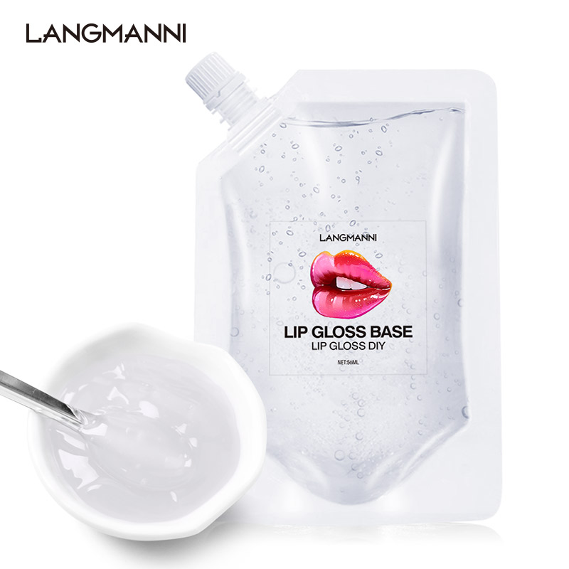 50ml Clear Lip Gloss Base Oil Non-Stick DIY Lipstick Raw Material Gel Lips Gloss Exquisite Lip Makeup TSLM1