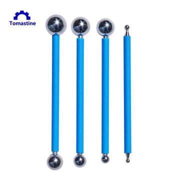 4pcs a pack Double Steel Pressed Ball Repairing Stick Tile Tools Ceramic Floor Grouting Glue Gaps Scrap beautify Tools for Home