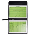 Portable Trainning Assisitant Equipments Football Soccer Tactical Board 2.5 Fold Leather Useful Teaching Board