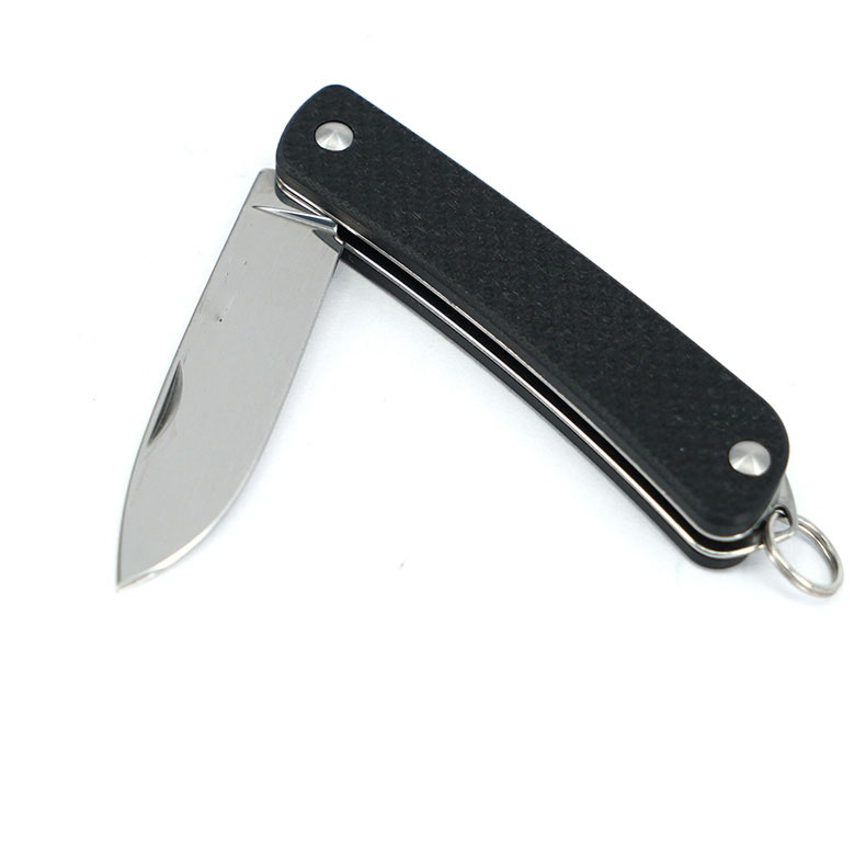 Mack Walker SRM WA611 Mini EDC Pocket Folding Knife Keychain knife 12C27 Steel Blade G10 Handle with Keyring
