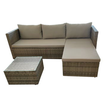 3 piece outdoor sectional lounge group