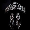 HIMSTORY Newest Silver Color Star Rhinestone Bridal Crown Wedding Headwear Fashion Crystal Princess Hair Accessories