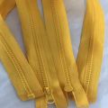 Promotional yellow plastic separating coat zippers