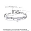 LUOTEEMI New Fashion Layer Statement CZ Bracelets Bangles for Women Wedding Engagement Jewelry Kolye Accessories Christmas Gifts