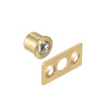 Uxcell New Arrival Small Ball Catch Door Cabinet Closet Drawer Brass Ball Catch Latch Catcher 8mm 9.5mm Shaft Dia 10 Sets