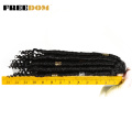 FREEDOM Faux Locs Crochet Braids Hair Soft Synthetic Braiding Dreadlocks Hair 12 Inch Ombre Crochet Hair Extensions
